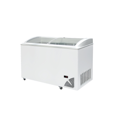 ARO 506/2 White Edge  Pultová mraznička s posuvným oblým víkem a digitálním termostatem s teploměrem  Byfal | 48551